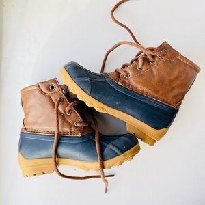 Duck boots, Sperry saltwater boot -kids size 11